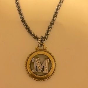 Brighton Initial “M” Necklace